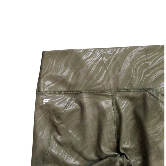FABLETICS Womens Size XS Define Powerhold High Waisted 7/8 Ranger Green Leggings - Picture 5 of 7